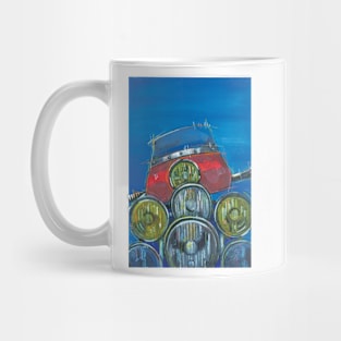 Retro Scooter, Classic Scooter, Scooterist, Scootering, Scooter Rider, Mod Art Mug